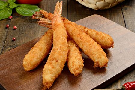 Креветки темпура