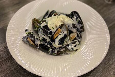 Мидии в соусе на выбор