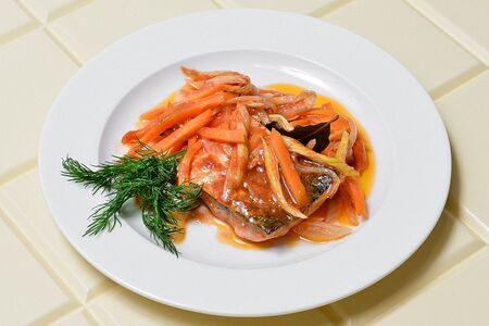 Рыба с овощами