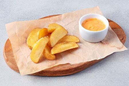 Картофель Айдахо + сырный соус