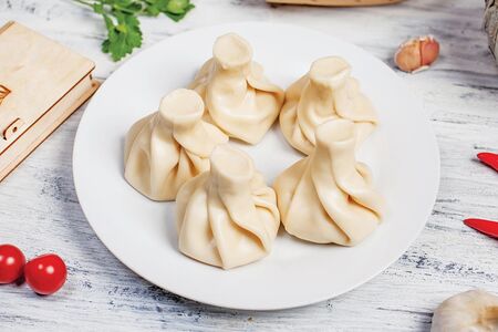 Хинкали отварные говядина