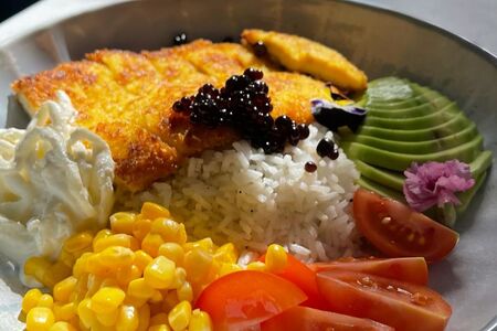 Поке с курицей