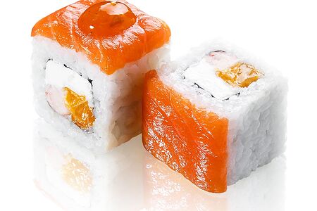 Ролл Филадельфия с мандарином