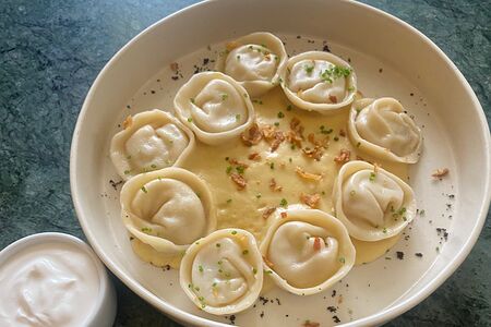 Вареники с картофелем и грибами