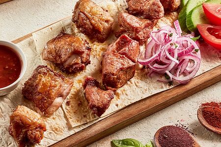 Шашлык из куриного бедра