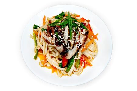 Удон с угрем