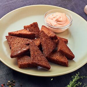 Гренки чесночные
