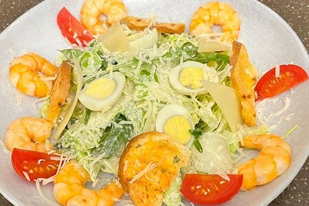 Цезарь с креветками