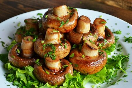 Шашлык из шампиньонов