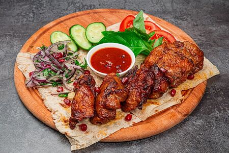 Шашлык из cвинoй шеи