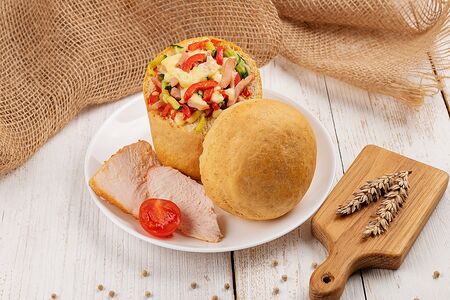 Жюльен с куриным филе