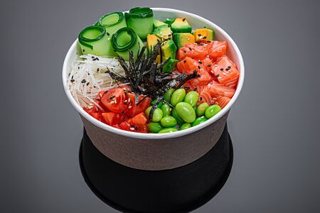 Поке с лососем