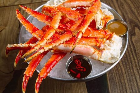 Фаланги Камчатского краба на одного