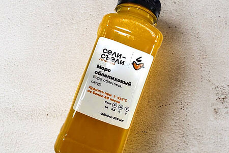 Морс облепиховый собственного приготовления