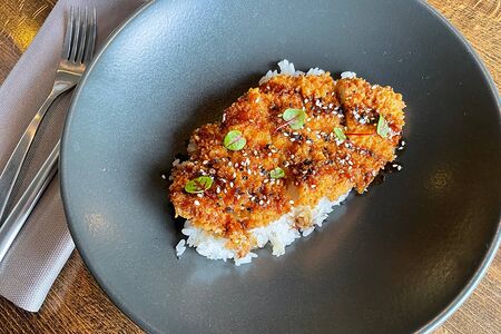 Курица Тонкацу с рисом