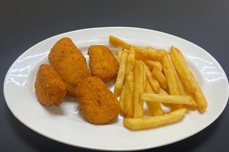 Наггетсы с картофелем фри