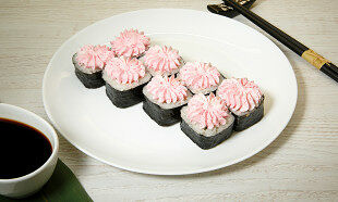 Ролл Лава маки с лососем 8 шт