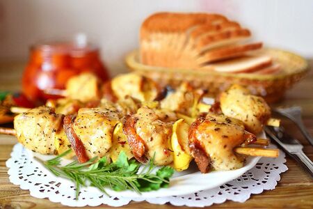 Шашлык из куриной голени
