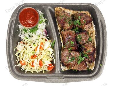 Мякоть баранины на углях (гарнир2)