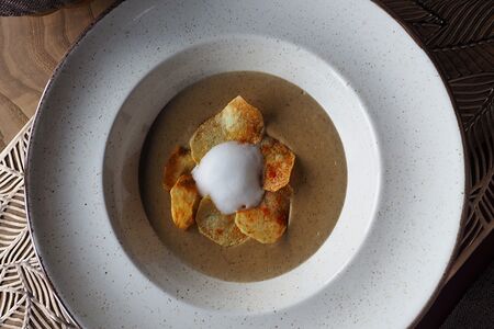 Крем-суп из шампиньонов