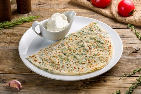 Кутаб с зеленью