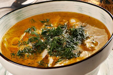 Куриный суп с лапшой