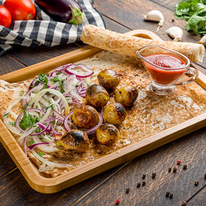 Картофель на мангале