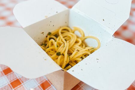 Спагетти Aglio e Olio без сыра