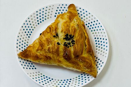 Самса куриная слоёное тесто