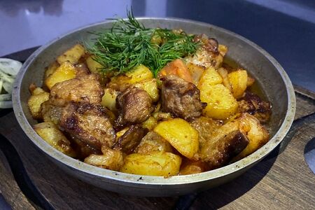 Жаркое из баранины с овощами