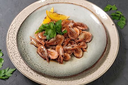 Жареные креветки