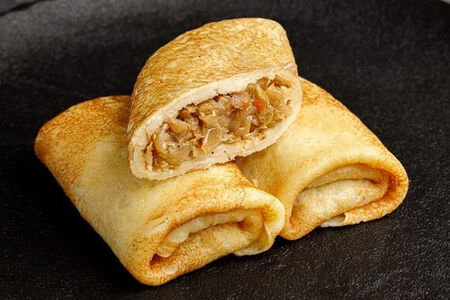 Блинчик с капустой
