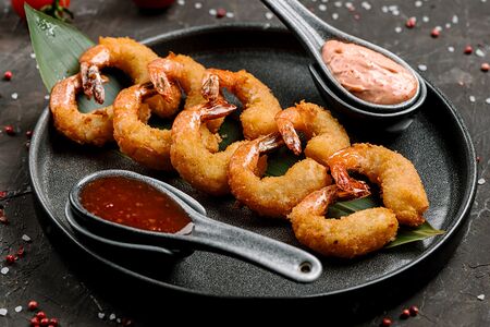 Креветки темпура