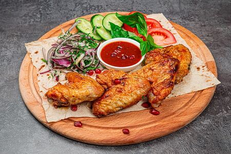 Шашлык из куриных крылышек