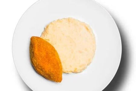 Котлета по-киевски с пюре