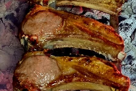 Шашлык из бараньей корейки