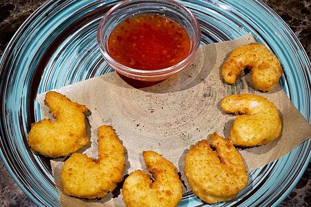 Креветки в кляре