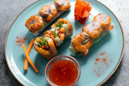 Спринг-ролл с креветками