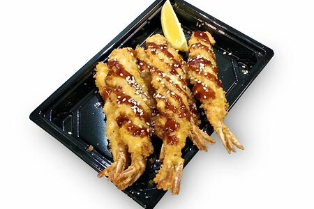 Королевские креветки в кляре