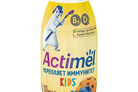 Actimel Продукт кисломолочный черничный маффин 2,5% пл/бут