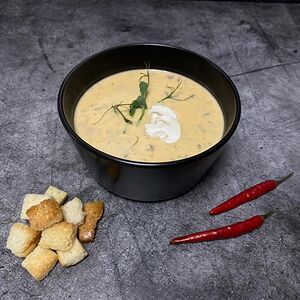 Суп сливочный с грибами