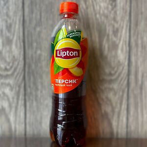 Черный чай Липтон Персик