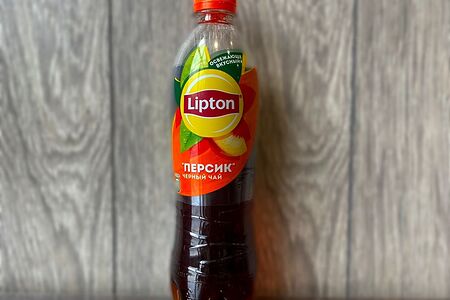 Черный чай Липтон Персик