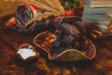 Ржаные гренки