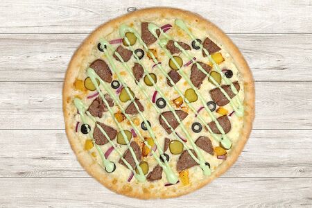 Пицца Язык телёнка с васаби