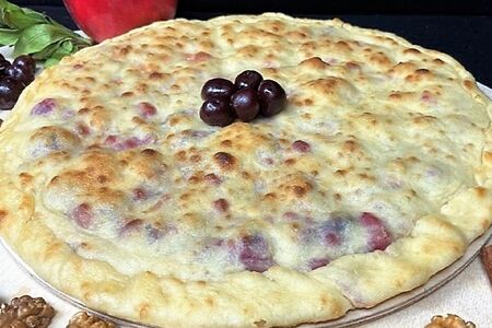 Осетинский пирог Балджын с вишней