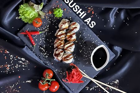 Запечённый с грибами