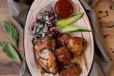 Шашлык из филе куриного бедра