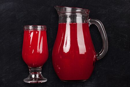 Морс домашний из клюквы и брусники L