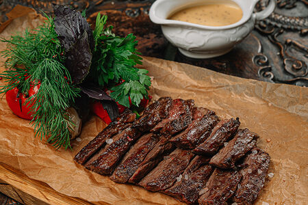 Стейк Мачете на гриле